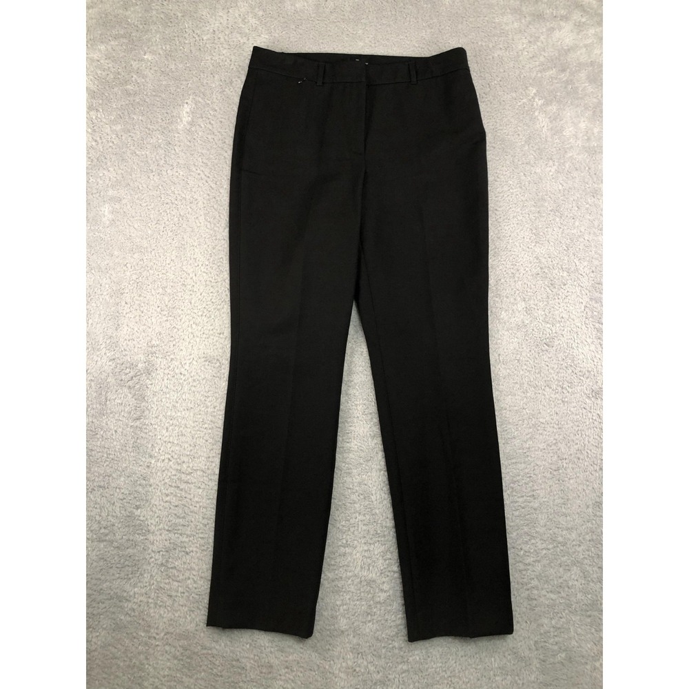 White House Black Market Pants 10 (32x29.5) Black Slim Trouser Comfort Stretch